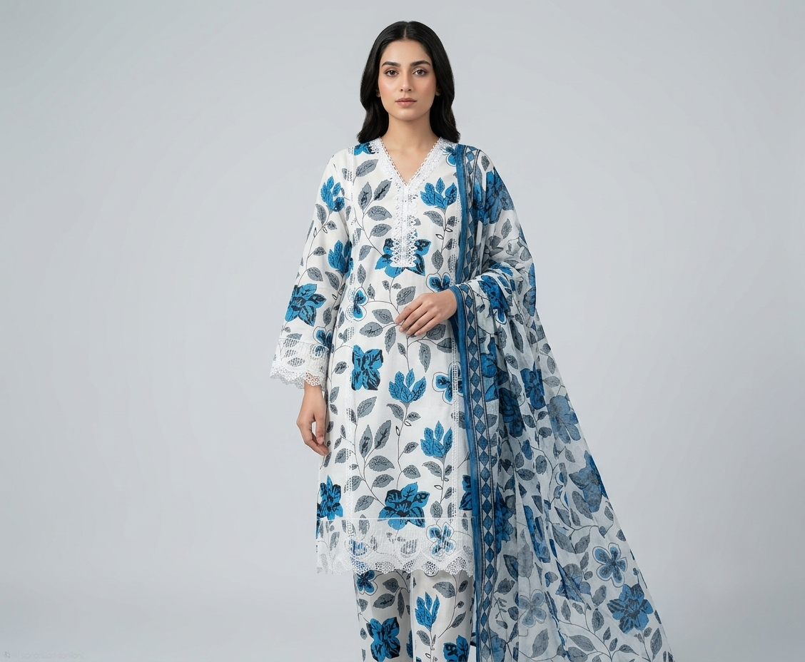 Floral Lattice 3 piece
